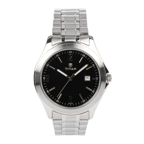 Men Black Dial Watch
