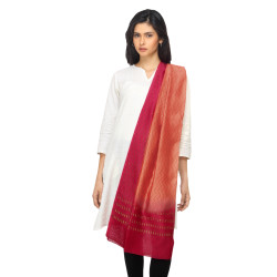 Women Orange Chanderi Dupatta Women Orange Chanderi Dupatta