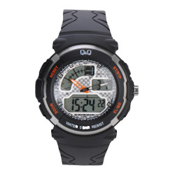 Q&Q Men Black Dial Watch M012-001 Q&Q Men Black Dial Watch M012-001