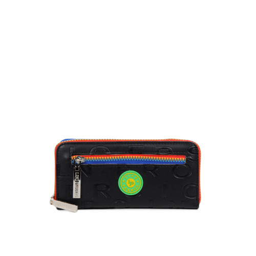 Perros Women Black Wallet