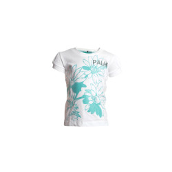 Palm Tree Girls Printed White Top Palm Tree Girls Printed White Top