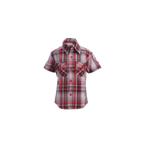Boys Check Red Shirt