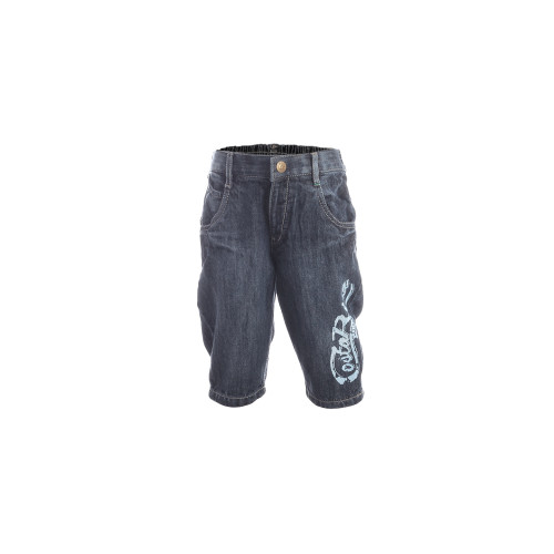Boys Washed Blue 3/4 Length Pants