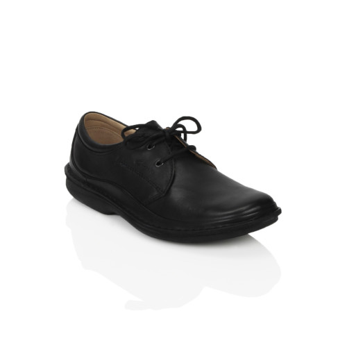 Men Sentry Cry Leather Black Shoes
