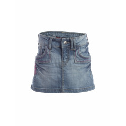 Girls Washed Blue Skirt Girls Washed Blue Skirt