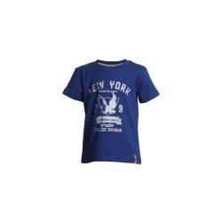 Boys Printed Blue T-shirt Boys Printed Blue T-shirt