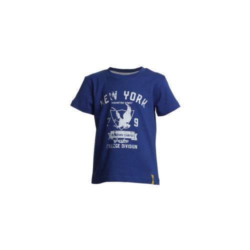 Boys Printed Blue T-shirt