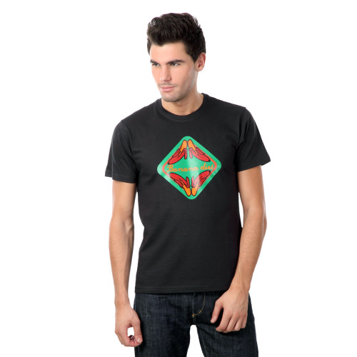 Men Black Banana Diet T-shirt