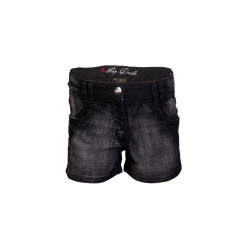 Girls Washed Black Shorts Girls Washed Black Shorts