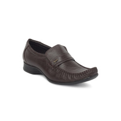 Men Mocassino Brown Formal Shoes