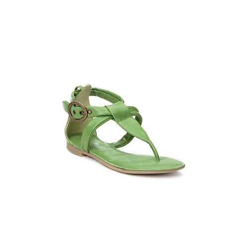 Kids Girls Green Sandals