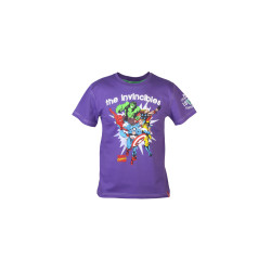 Marvel Boys Comics Purple T-shirt Marvel Boys Comics Purple T-shirt