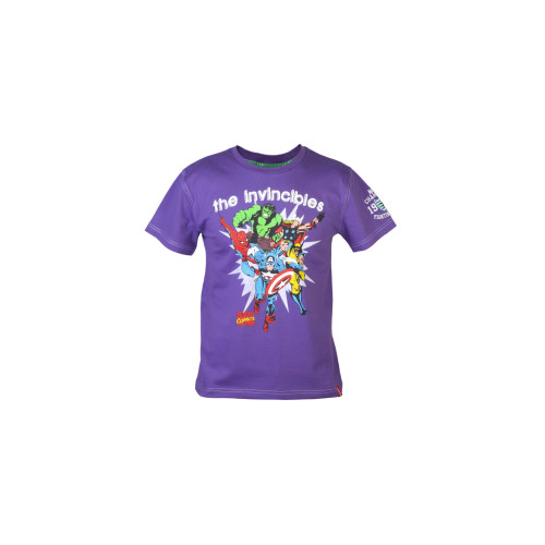 Marvel Boys Comics Purple T-shirt