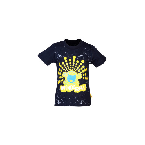 Mr.Men Boys Wonderful Black T-shirt