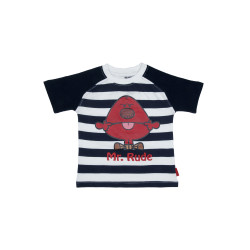 Mr. Men Boys Mr. Rude Navy Blue T-shirt Mr. Men Boys Mr. Rude Navy Blue T-shirt