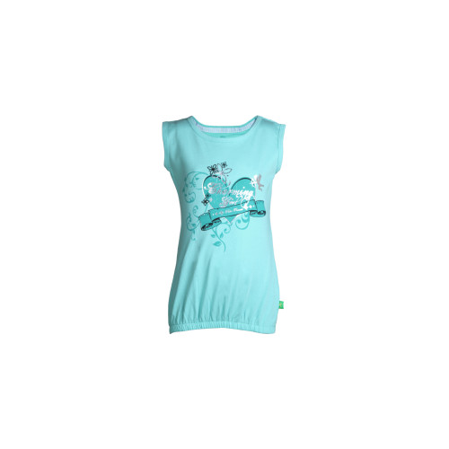 Girls Printed Blue Top