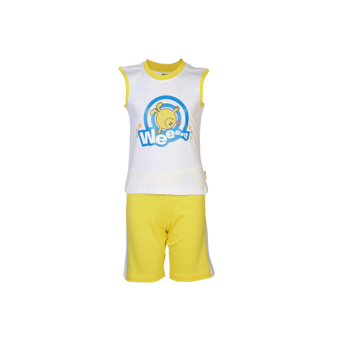 Mr.Men Boys Weeee!! White Clothing Set