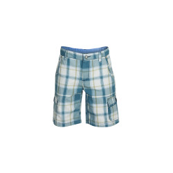 Colors of Benetton Boys Check Blue Shorts Colors of Benetton Boys Check Blue Shorts