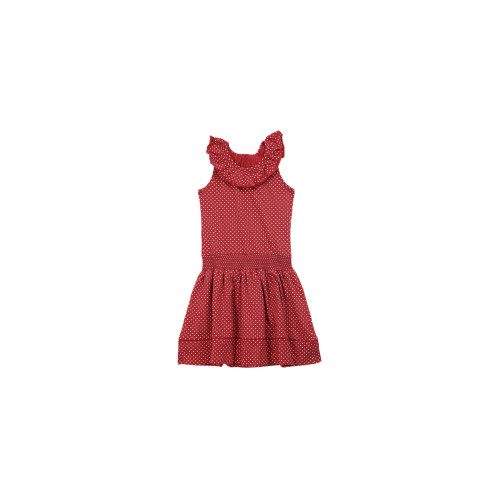 Colors of Benetton Girls Red Printed Dress