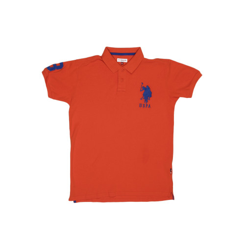 U.S. Polo Assn. Kids Boys Orange T-shirt