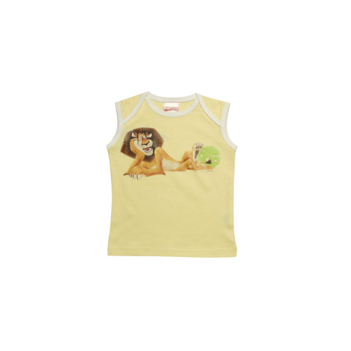 Madagascar3 Boys Yellow Innerwear Vest