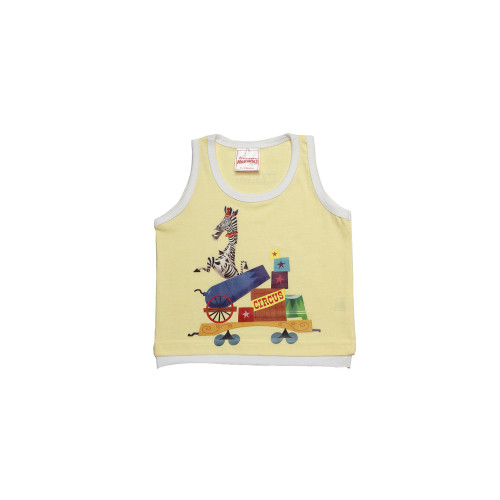 Madagascar3 Boys Yellow Innerwear Vest