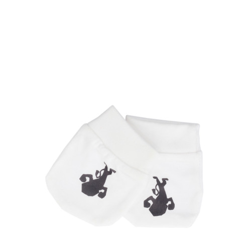 Madagascar 3 Infant Boys White Mittens