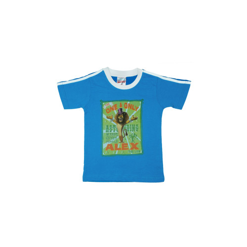 Madagascar3 Boys Printed Blue T-Shirt