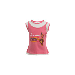 Madagascar3 Girls Pink Printed T-Shirt Madagascar3 Girls Pink Printed T-Shirt