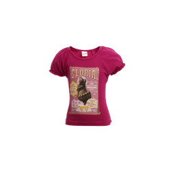 Madagascar3 Girls Pink Printed T-Shirt Madagascar3 Girls Pink Printed T-Shirt