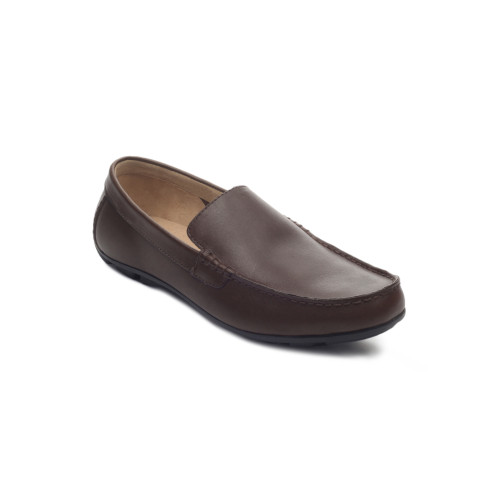 Men Brown Leather Loafers