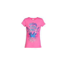 Hannah Montana Girls Pink Printed Top