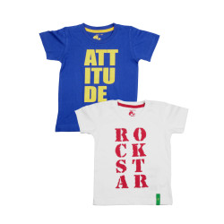 Boys Pack Of Two White T-shirt