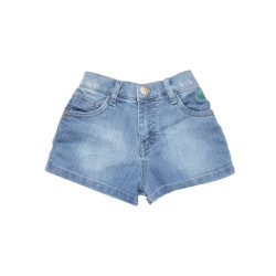 Girls Woven Blue Shorts Girls Woven Blue Shorts