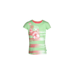 Girls Printed Green Top Girls Printed Green Top