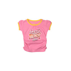 Girls Printed Pink Top