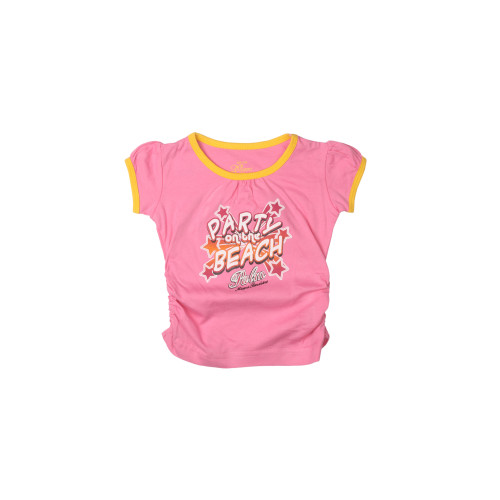 Girls Printed Pink Top