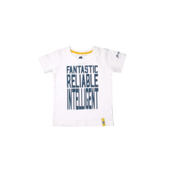 Boys Printed White T-shirt Boys Printed White T-shirt