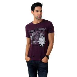 Mr. Men Men Purple T-shirt