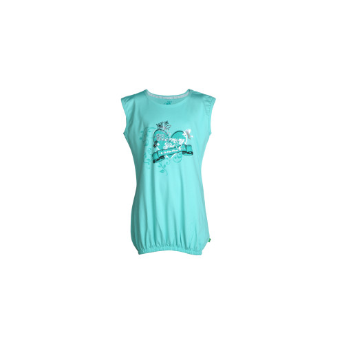 Girls Printed Blue Top