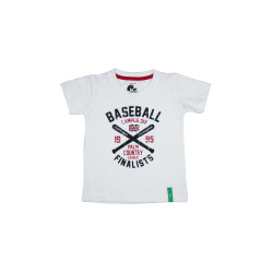 Boys Printed White T-Shirt Boys Printed White T-Shirt