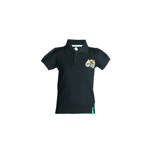 Boys Polo Black T-Shirt