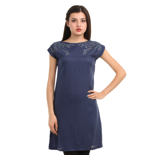 W Women Blue Kurta