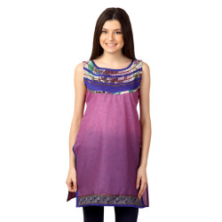 Span Women Purple Kurta