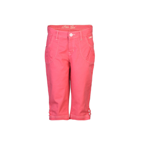Girls Woven Pink Pedal Pusher