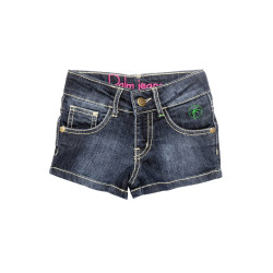 Girls Woven Navy Blue Shorts Girls Woven Navy Blue Shorts
