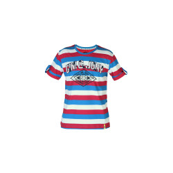 Boys Red & Blue Striped Tshirt Boys Red & Blue Striped Tshirt