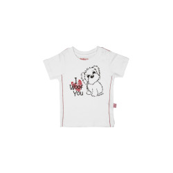 Boys Printed White T-shirt Boys Printed White T-shirt