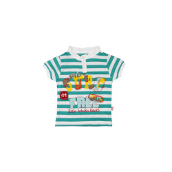 Boys Stripes Green T-shirt Boys Stripes Green T-shirt