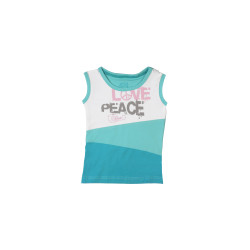 Girls Pretty Blossom Blue Top Girls Pretty Blossom Blue Top